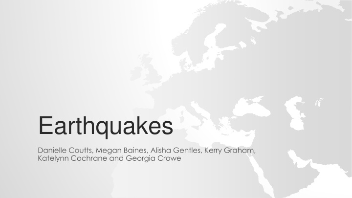 earthquakes n.w