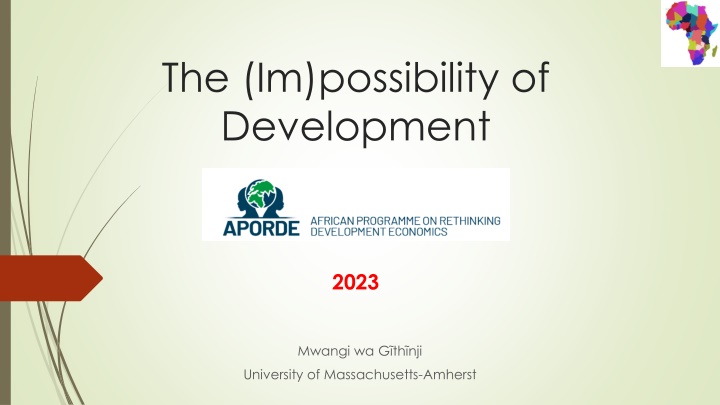 the im possibility of development n.w