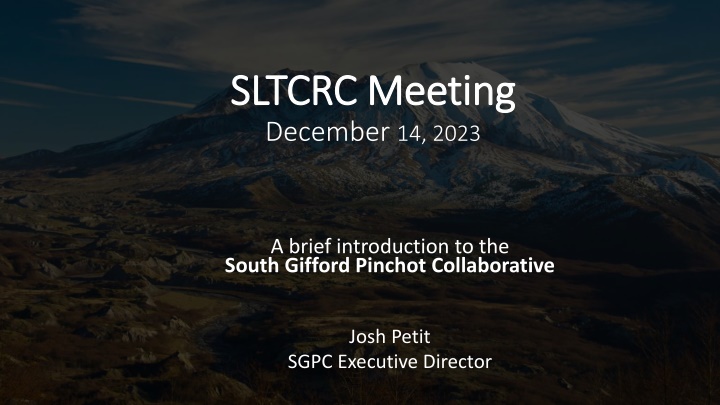 sltcrc meeting sltcrc meeting december 14 2023 n.w