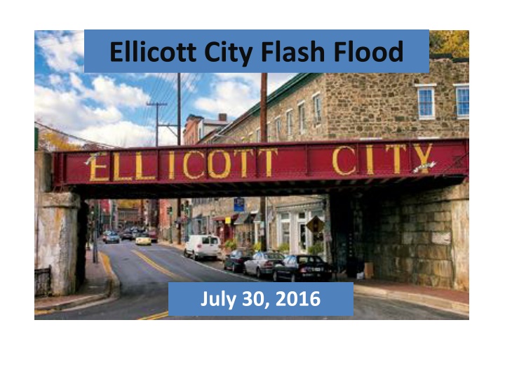 ellicott city flash flood n.w