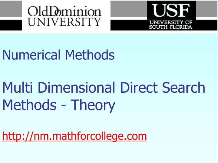 numerical methods n.w