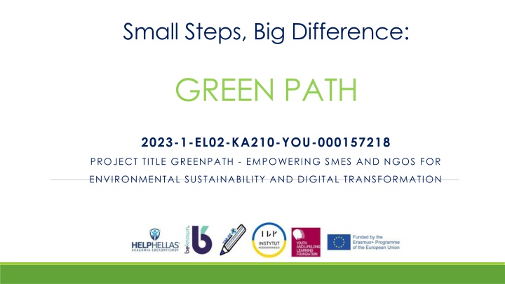 small steps big difference n.w