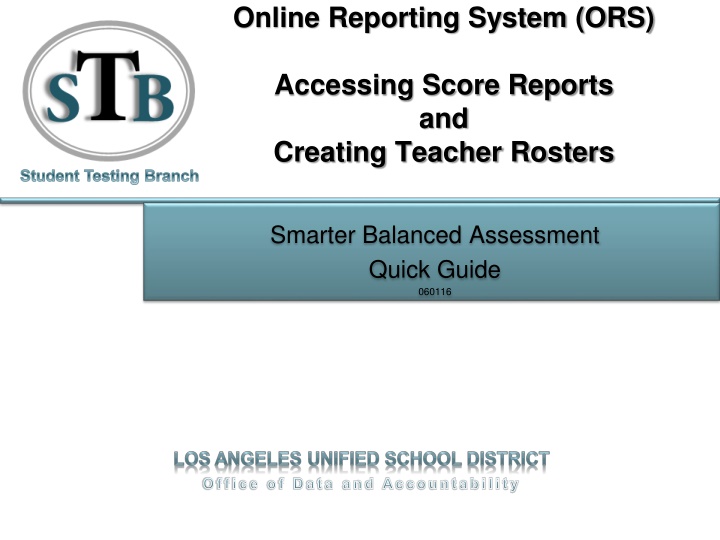 online reporting system ors n.w