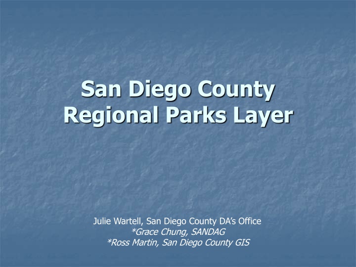 san diego county regional parks layer n.w