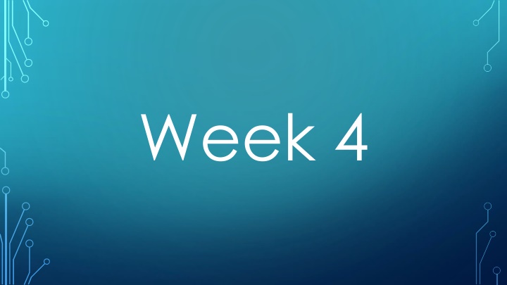 week 4 n.w