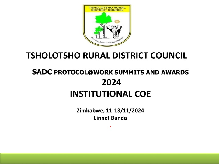 Tsholotsho Rural District Council Gender Analysis