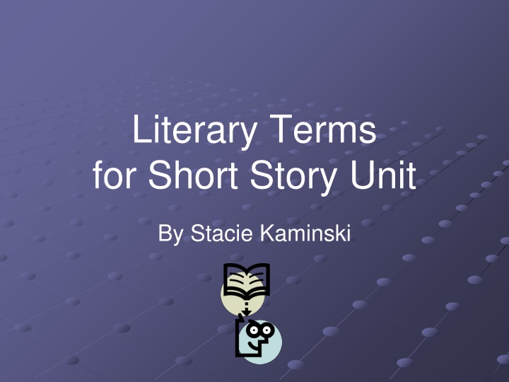 literary terms for short story unit n.w