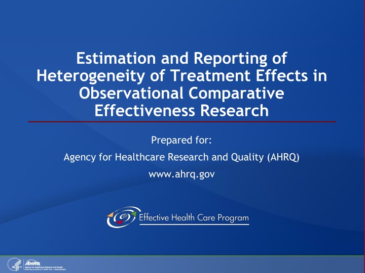 estimation and reporting of heterogeneity n.w
