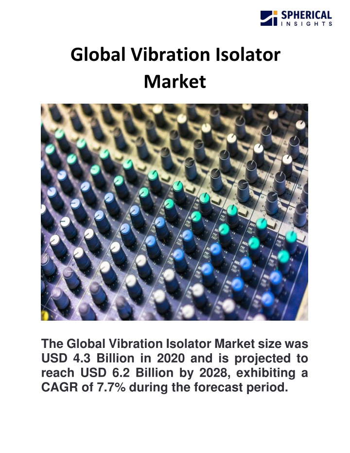global vibration isolator market n.w