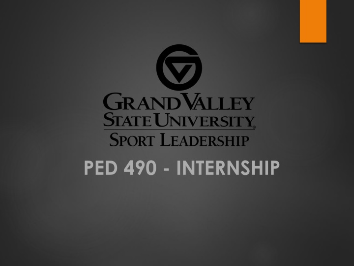 ped 490 internship n.w