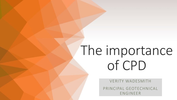 the importance of cpd n.w