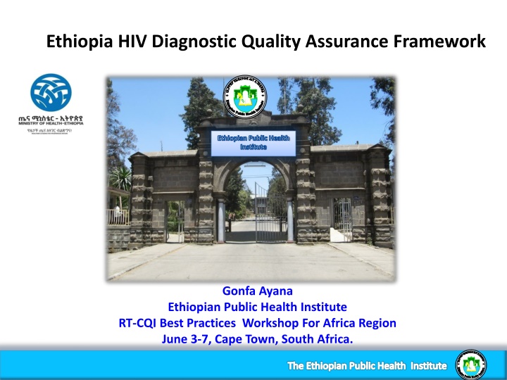 Ethiopia HIV Diagnostic Quality Assurance Framework