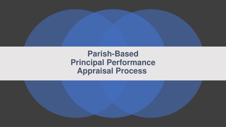parish based principal performance appraisal n.w