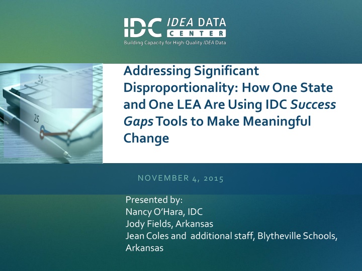 addressing significant disproportionality n.w