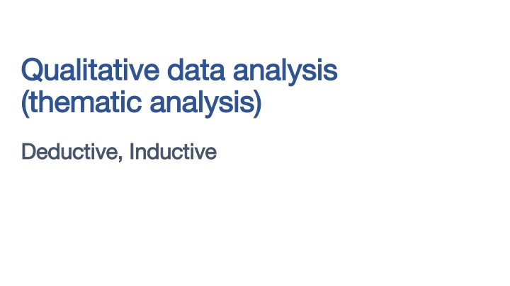 qualitative data analysis qualitative data n.w