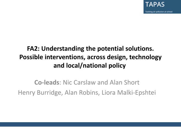 fa2 understanding the potential solutions n.w
