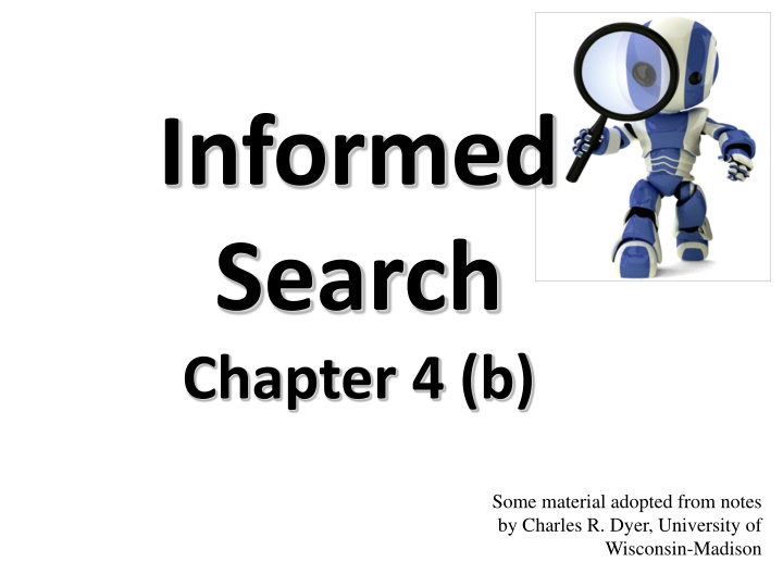 informed search chapter 4 b n.w