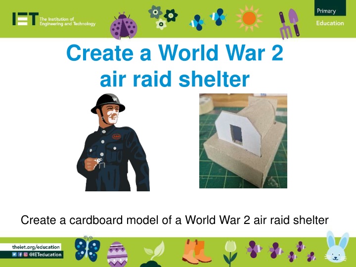 create a world war 2 air raid shelter n.w