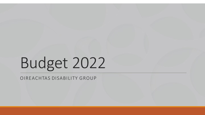 budget 2022 n.w