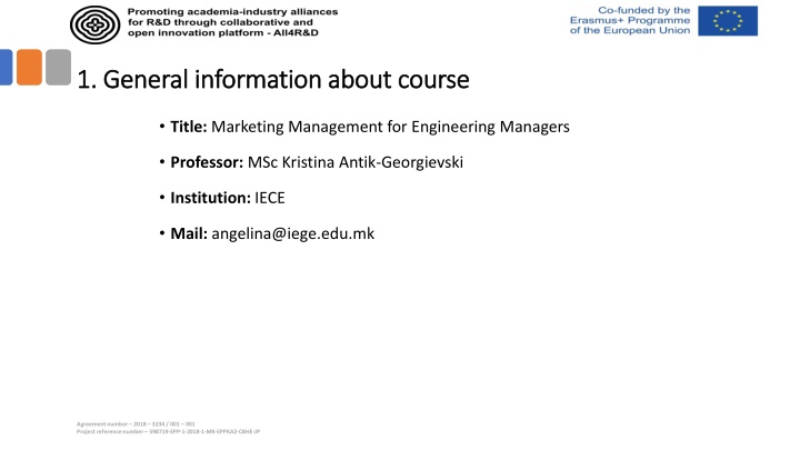 1 general information about course 1 general n.w