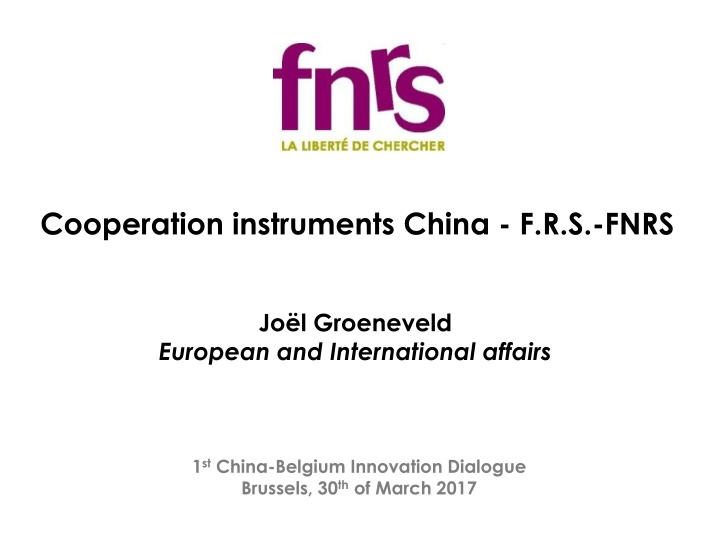cooperation instruments china f r s fnrs n.w