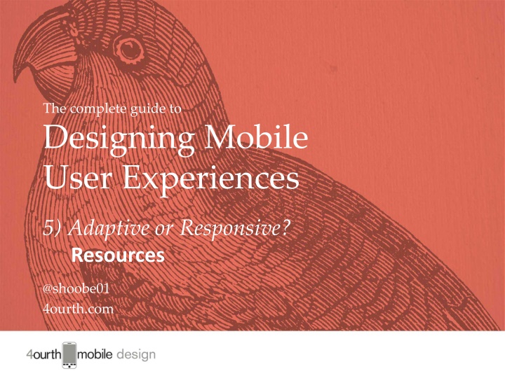 the complete guide to designing mobile user n.w