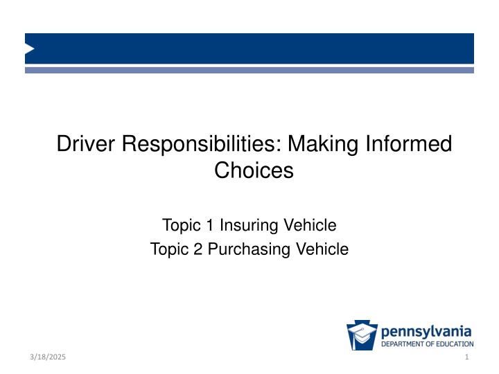 driver responsibilities making informed choices n.w