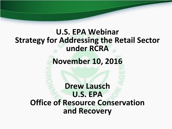 u s epa webinar n.w
