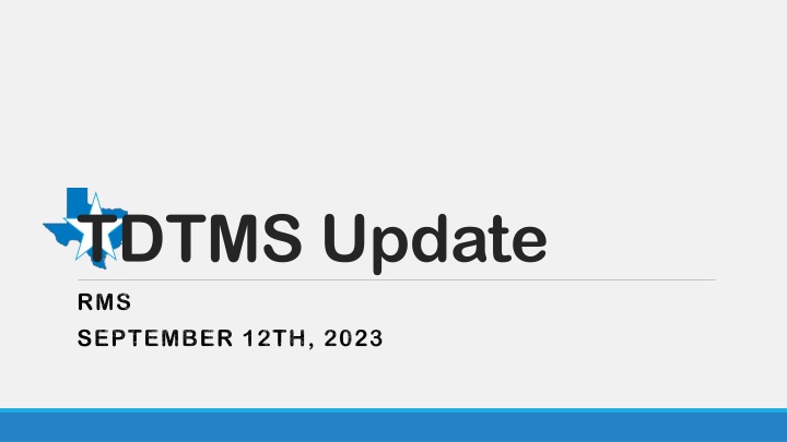 tdtms update n.w