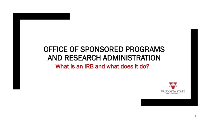 office of sponsored programs office of sponsored n.w