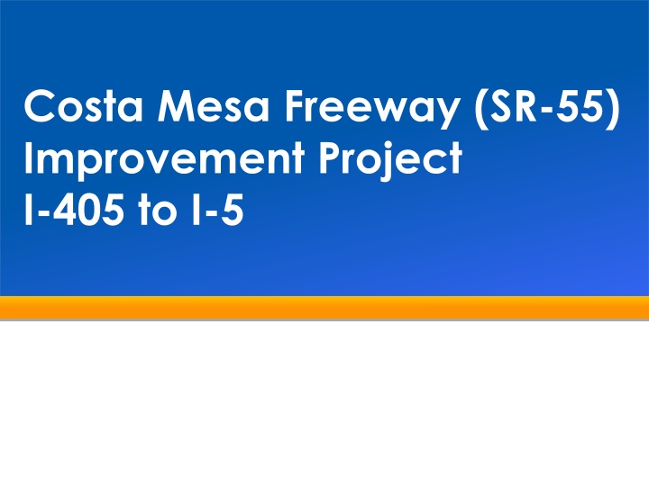 costa mesa freeway sr 55 improvement project n.w