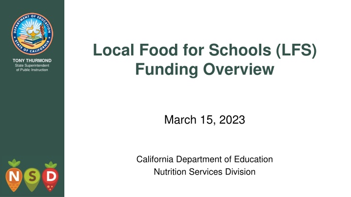 local food for schools lfs funding overview n.w