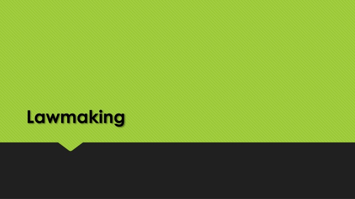 lawmaking n.w