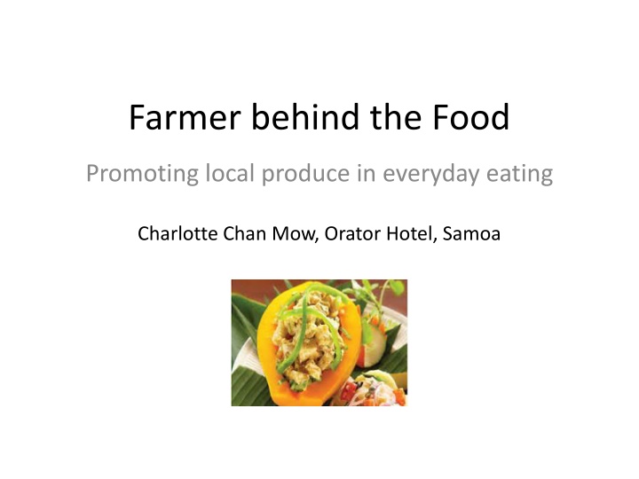 farmer behind the food n.w
