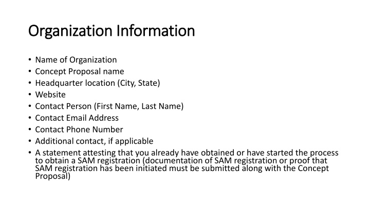 organization information organization information n.w