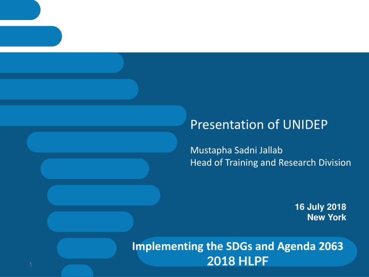 presentation of unidep n.w