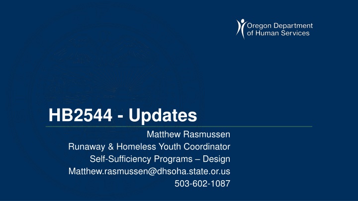 hb2544 updates n.w