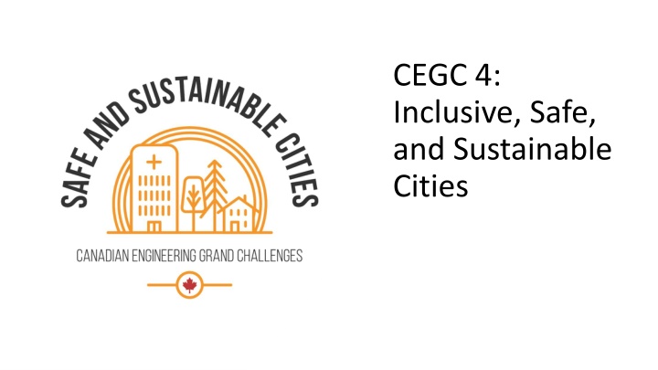 cegc 4 inclusive safe and sustainable cities n.w