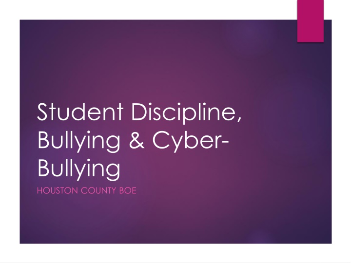 student discipline bullying cyber bullying n.w