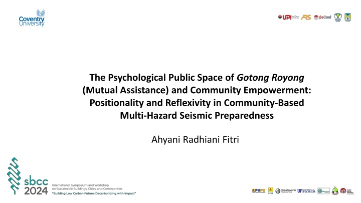 the psychological public space of gotong royong n.w