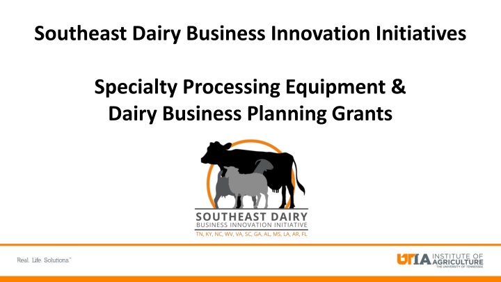 southeast dairy business innovation initiatives n.w
