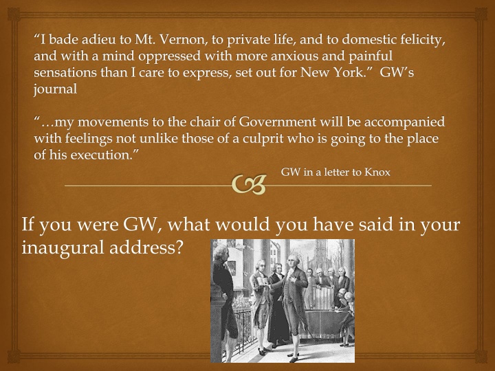 i bade adieu to mt vernon to private life n.w