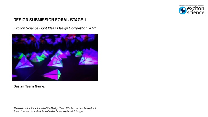 design submission form stage 1 n.w