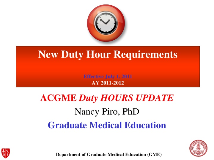 new duty hour requirements n.w