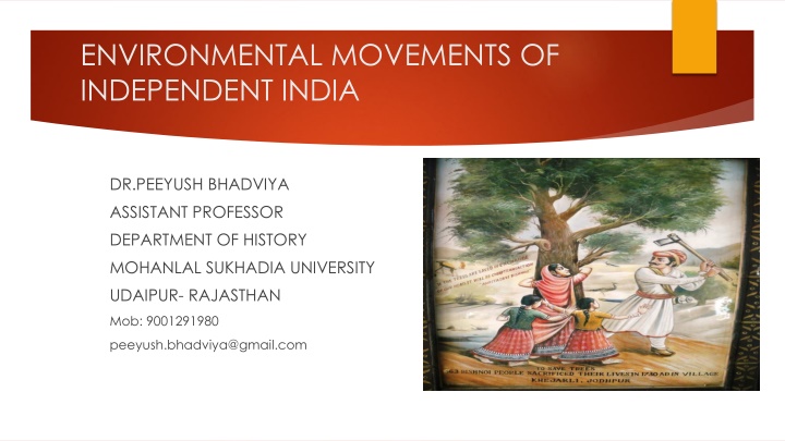 environmental movements of independent india n.w