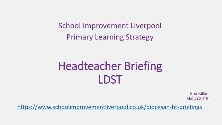 school improvement liverpool primary learning n.w
