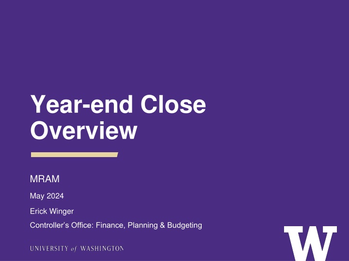 year end close overview n.w