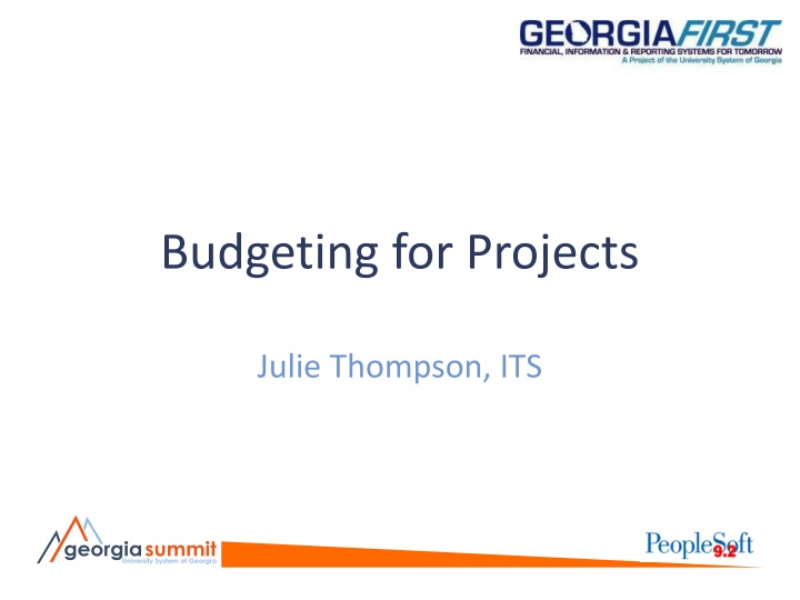 budgeting for projects n.w