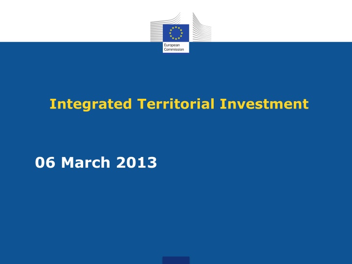 integrated territorial investment n.w