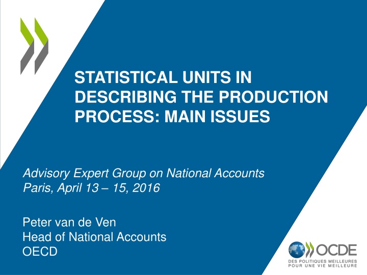 statistical units in describing the production n.w